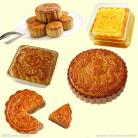 学生朋友圈里面的月饼微信，不仅有月饼，还有健康知识