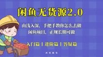 闲鱼无货源最新玩法，从入门到精通，由浅入深教你怎么去做